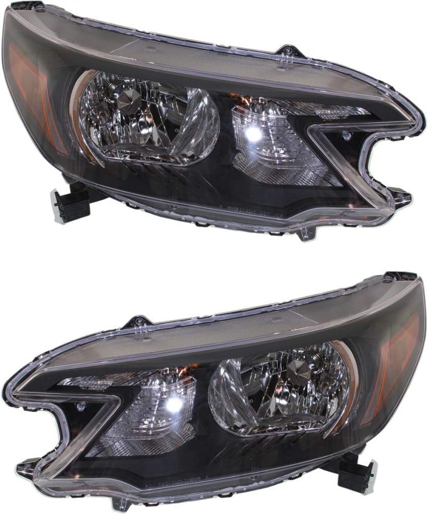 Honda CR-V Headlight Assembly 2012-2014 Pair Driver and Passenger Side E334841