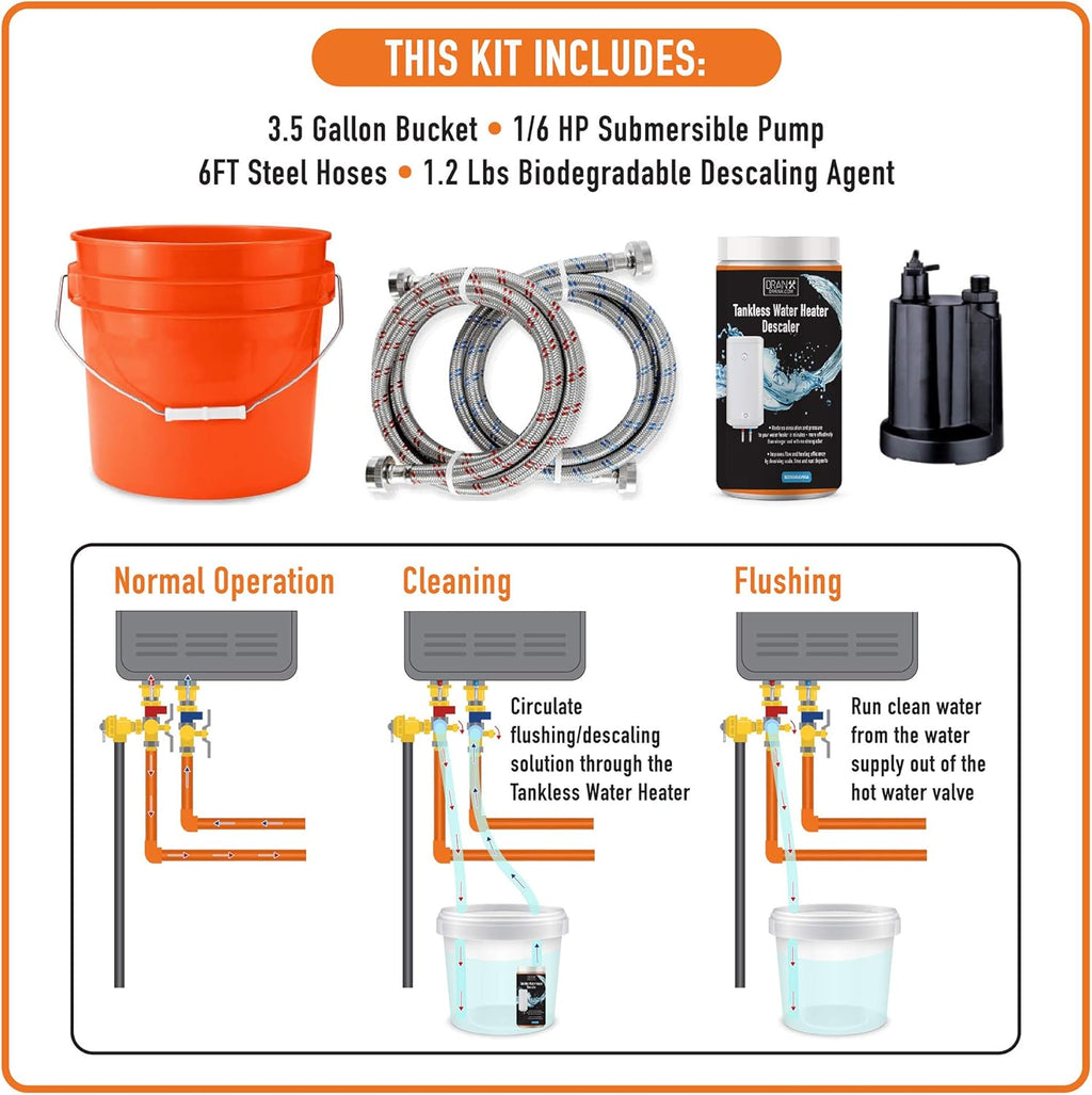Tankless Water Heater Descaler Kit I7933