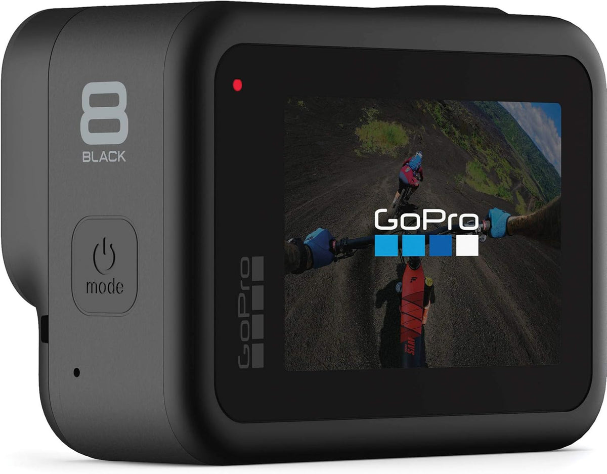 HERO8 Black Action Camera with 32GB Memory Card, Battery, Charger, Underwater Housing, LED Light X289210