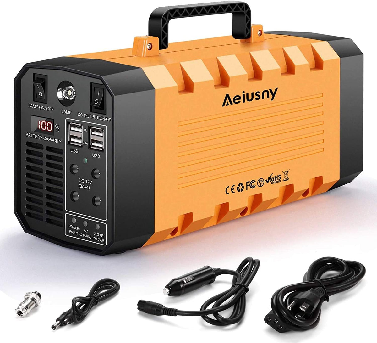 Portable Power Station 288Wh 500W Solar Generator N17947