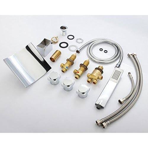 Deck Mounted LED Bathroom Sink Faucet Y3459
