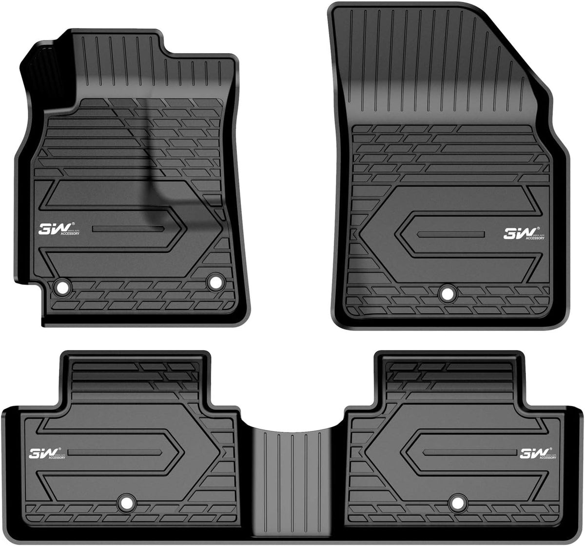 Black TPE All Weather Floor Liner Full Set Y907568
