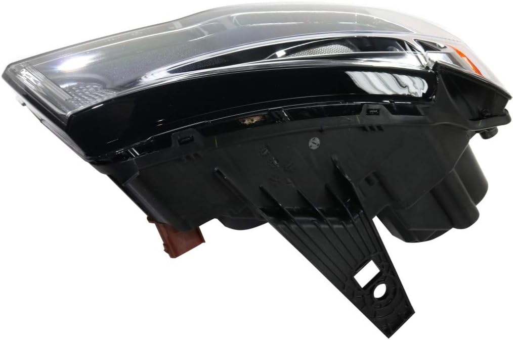 Jeep Grand Cherokee Passenger Side Chrome Halogen Headlight Assembly U2865