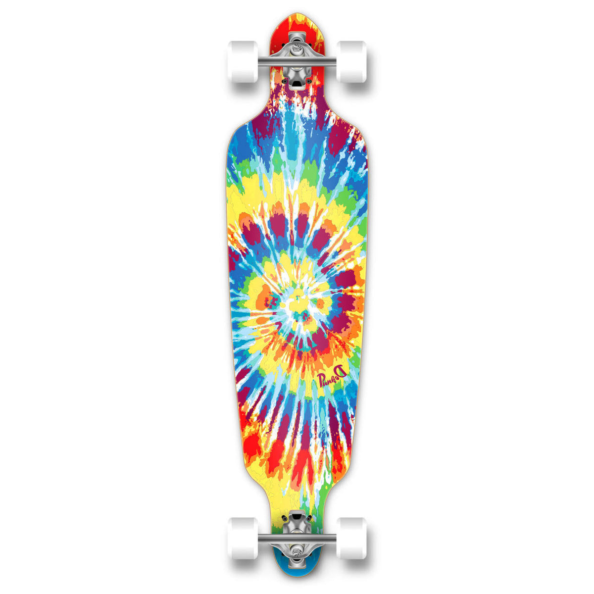 Tiedye Drop Through Longboard Complete G64168