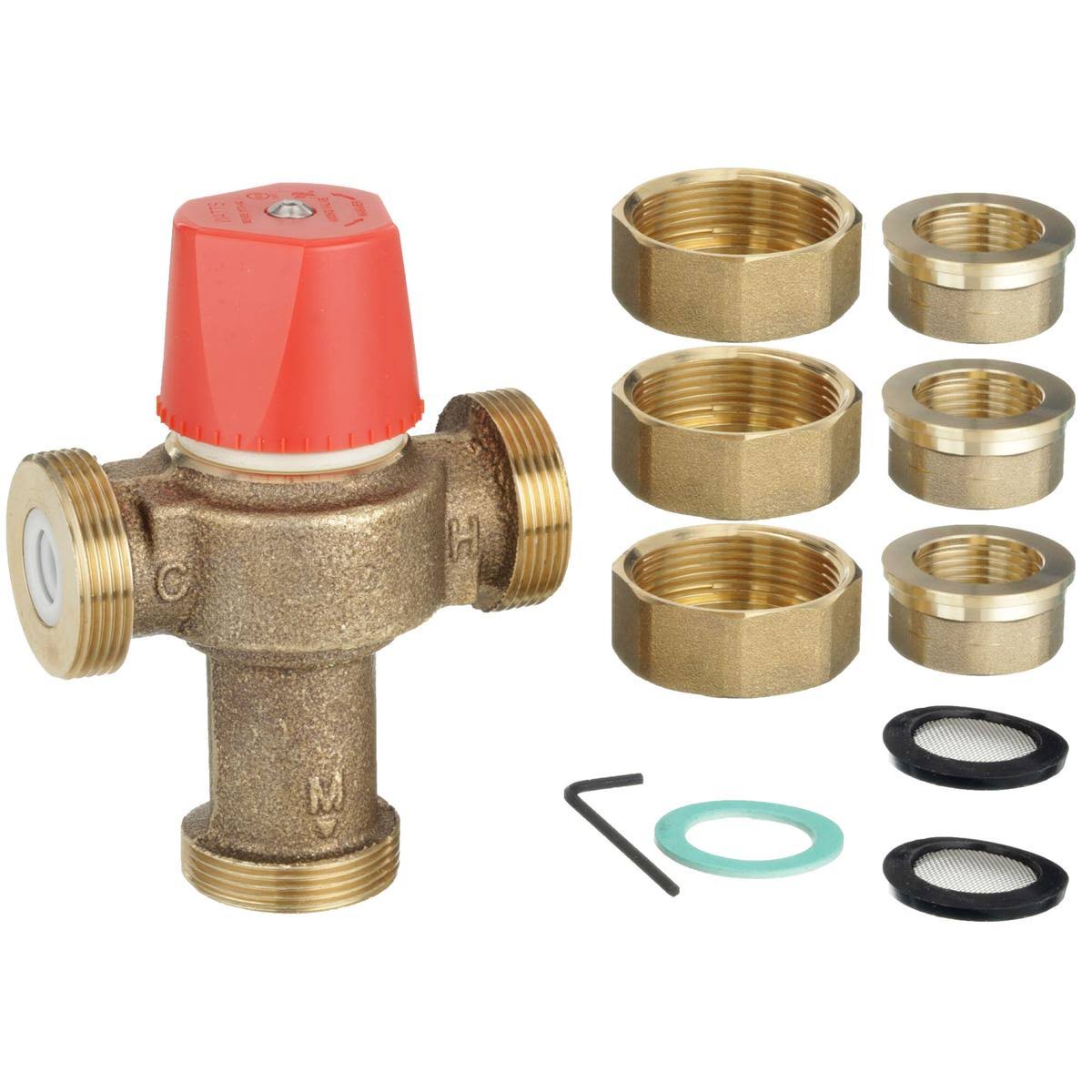 Brass Mixing Valve 0.5 to 23 Gpm 150 PSI A36914
