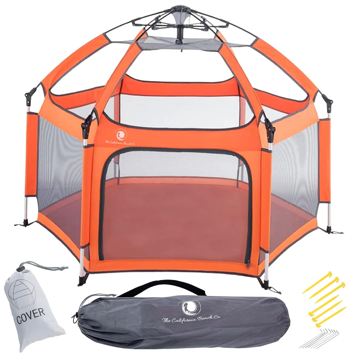 Portable Folding Playpen with Sun Shade Cover A5067