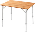 Bamboo Folding Camping Table with Carry Bag C332