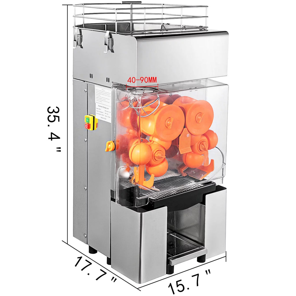 110V Electric Citrus Juicer Machine with Pull-Out Filter Box J4771