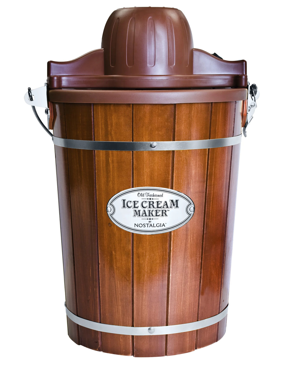 6-Quart Wood Bucket Ice Cream Maker Z33601