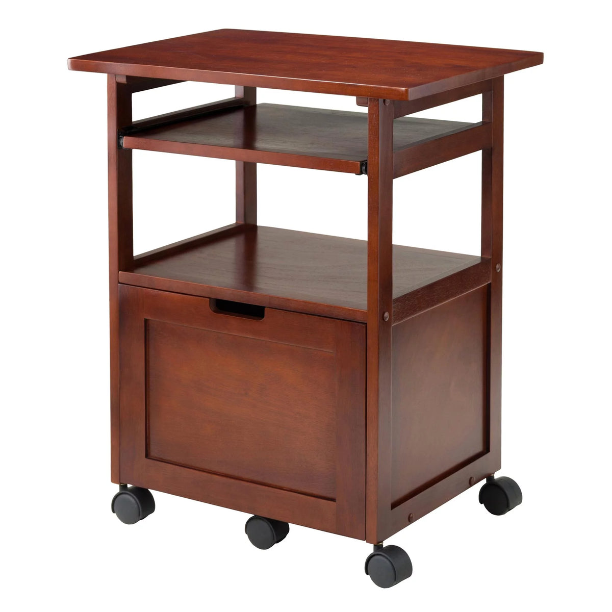 Wood Work Station with Keyboard T464