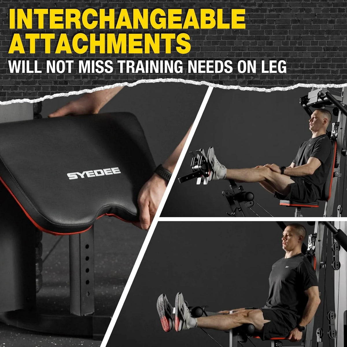 Home Gym Station with 150LBS Weight Stack M376