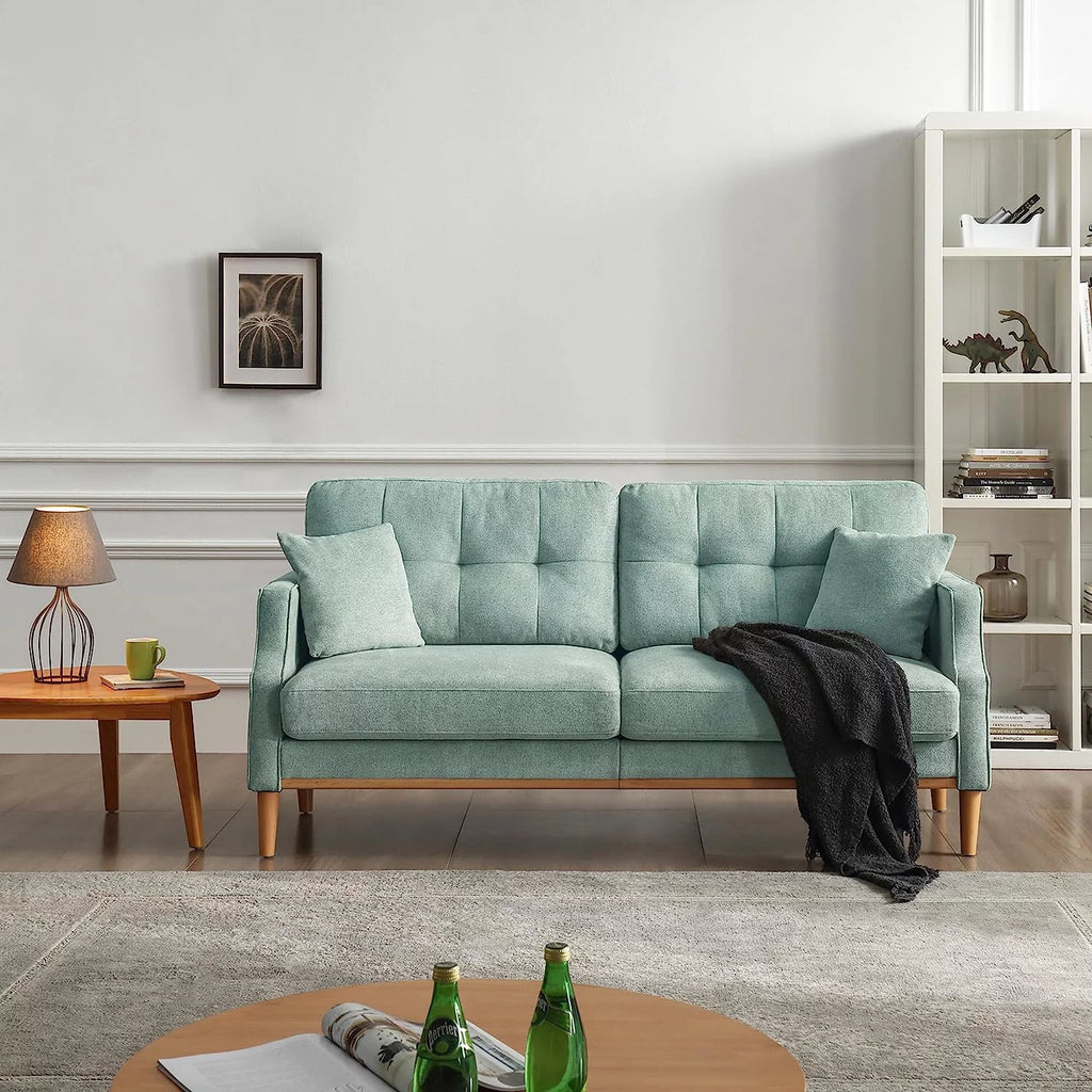 Mid-Century Modern 3 Seat Sofa Couch L57626