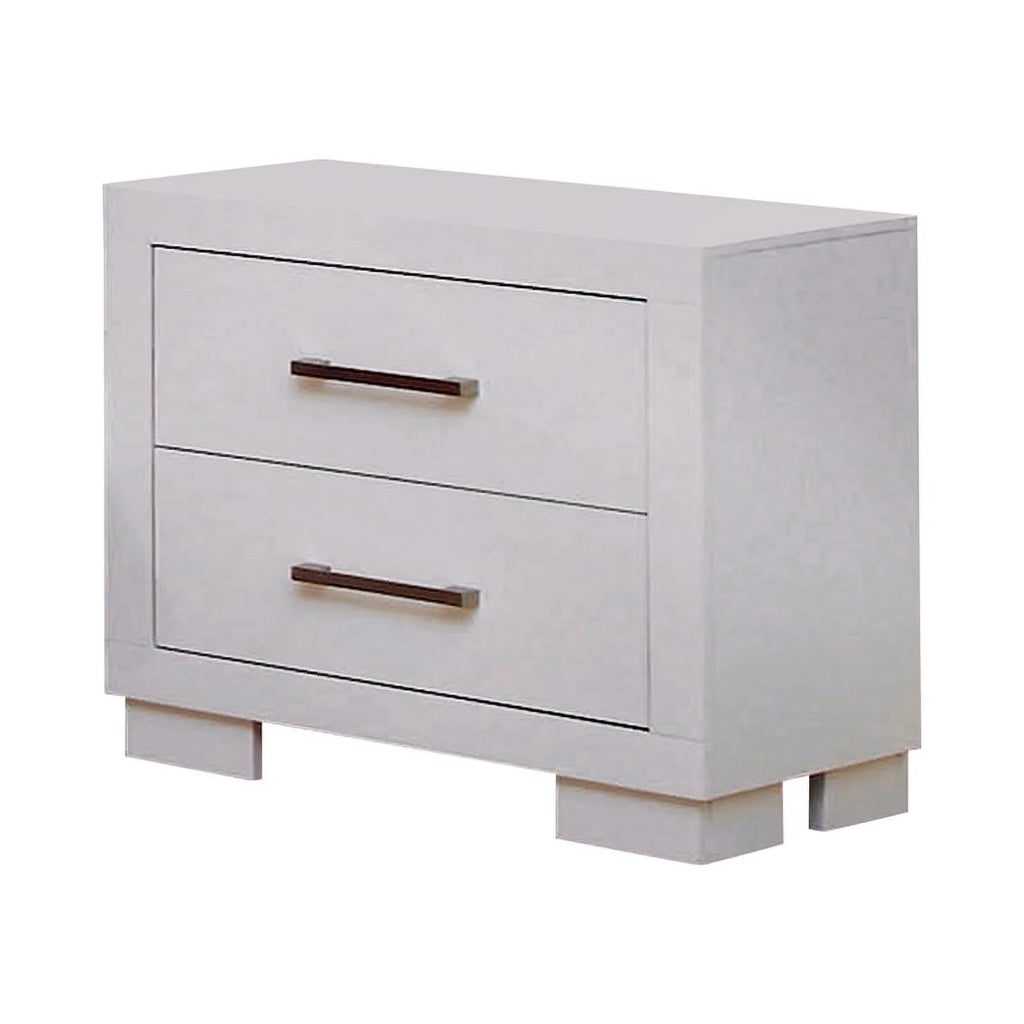 White 6-Piece Wood California King Bedroom Set U779888