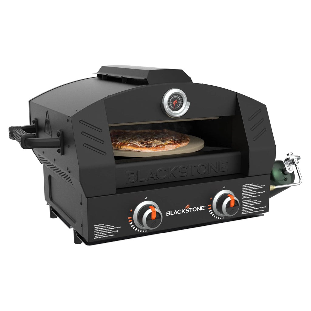 Tabletop Propane Pizza Oven with Two 15 Cordierite Stones Y355977