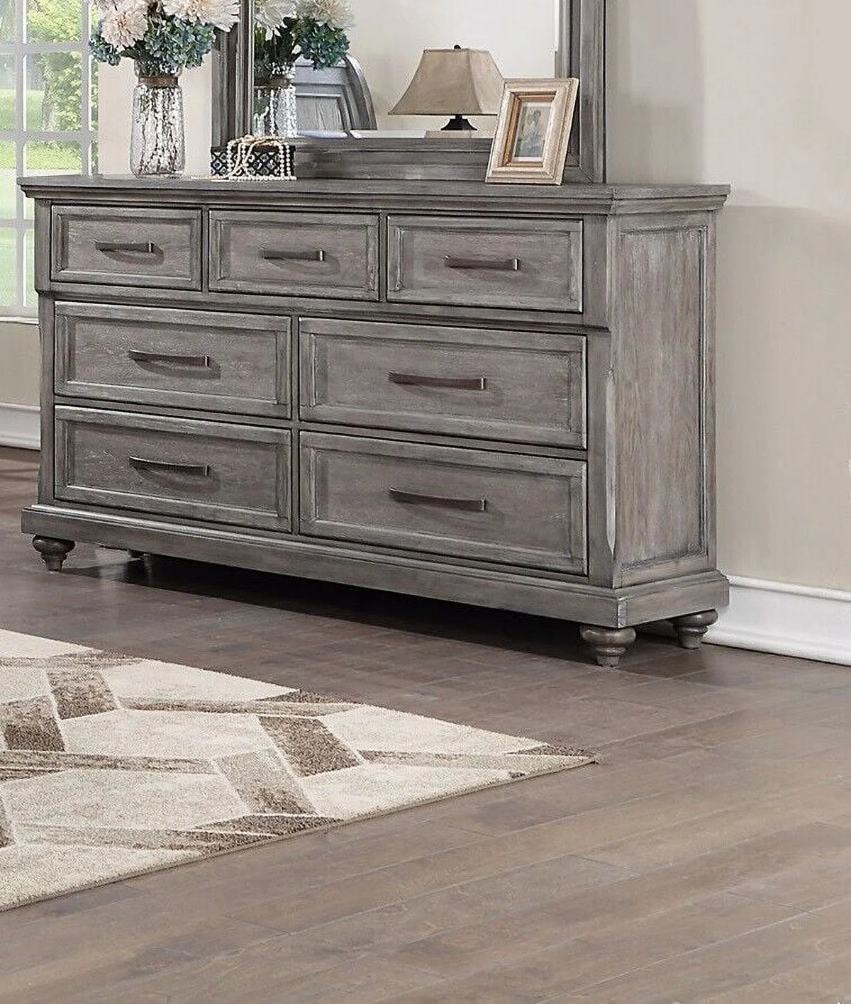 Cal King Size 4pc Bedroom Furniture Set N595082