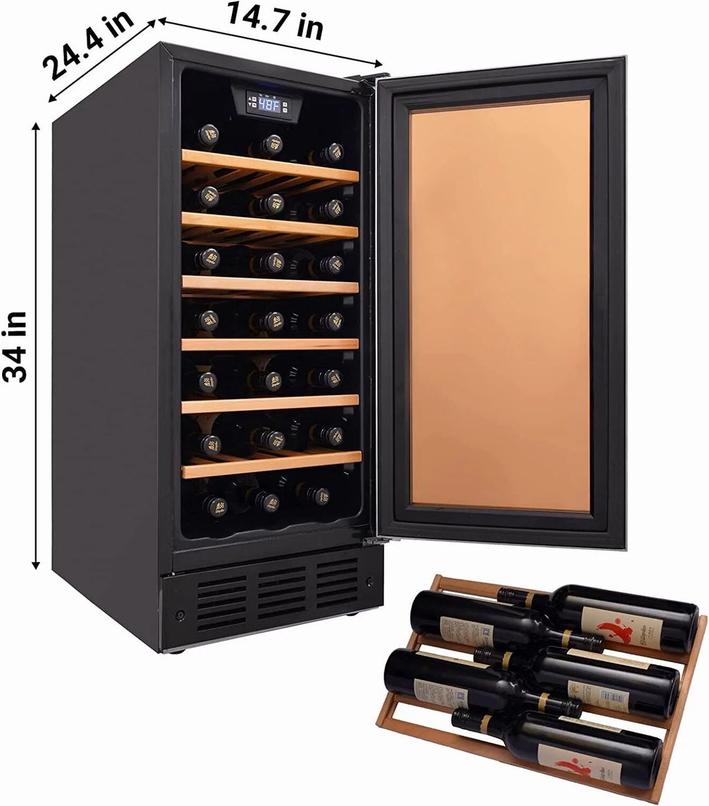 31 Bottle Wine Fridge with Digital Temperature Control Z75129