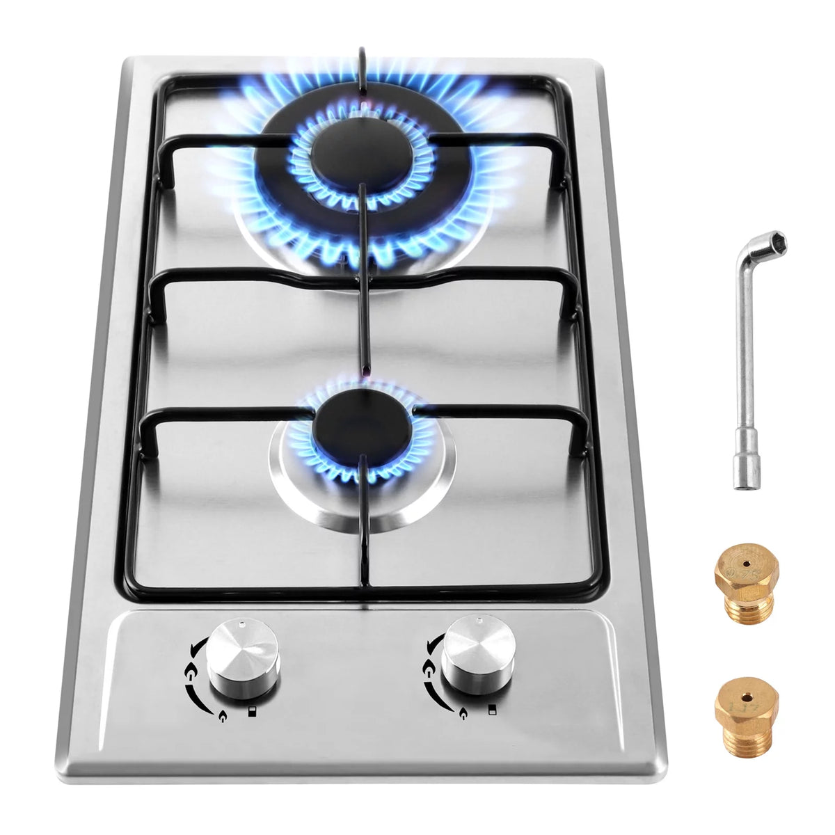 2 Burner Stainless Steel Gas Cooktop U712
