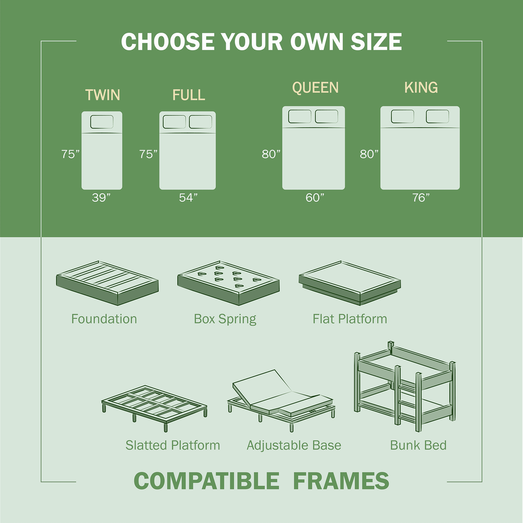 Queen Platform Bed with 8-Inch Mattress H372849