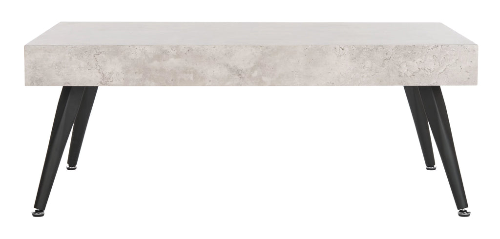 Light Grey Rectangular Coffee Table U45281