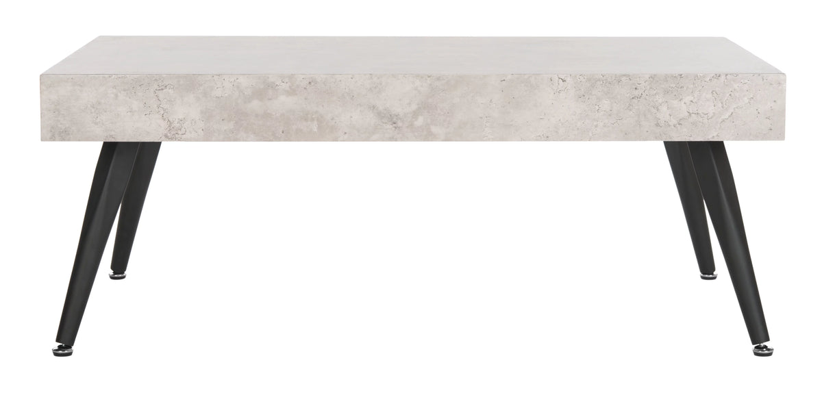 Light Grey Rectangular Coffee Table U45281