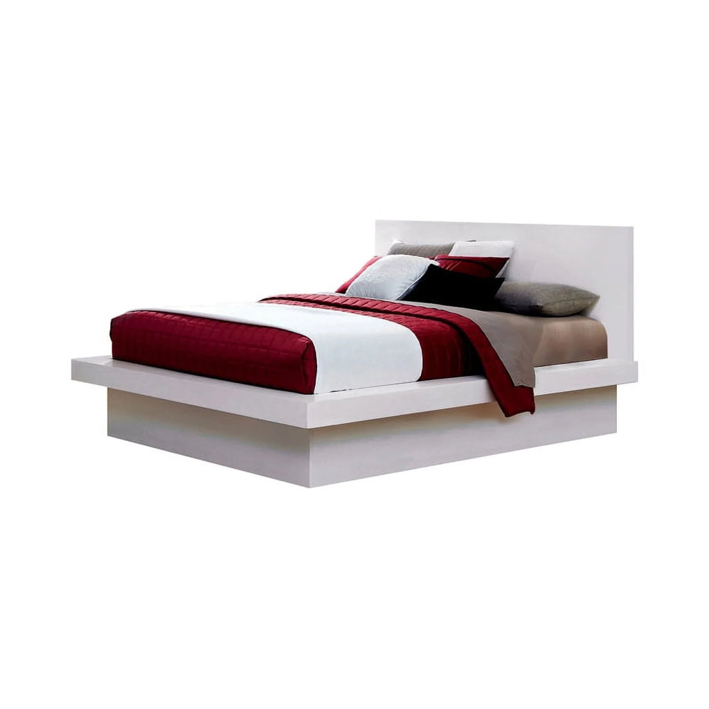 White 6-Piece Wood California King Bedroom Set U779888