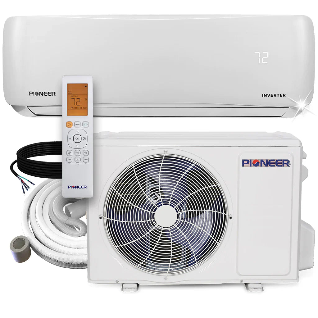 9,000 BTU 115V Ductless Mini-Split Air Conditioner Heat Pump System M21891