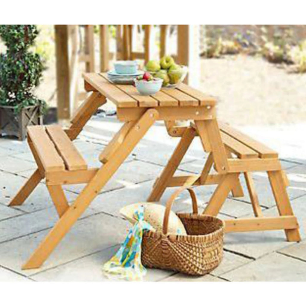 Interchangeable Picnic Table / Garden Bench I891