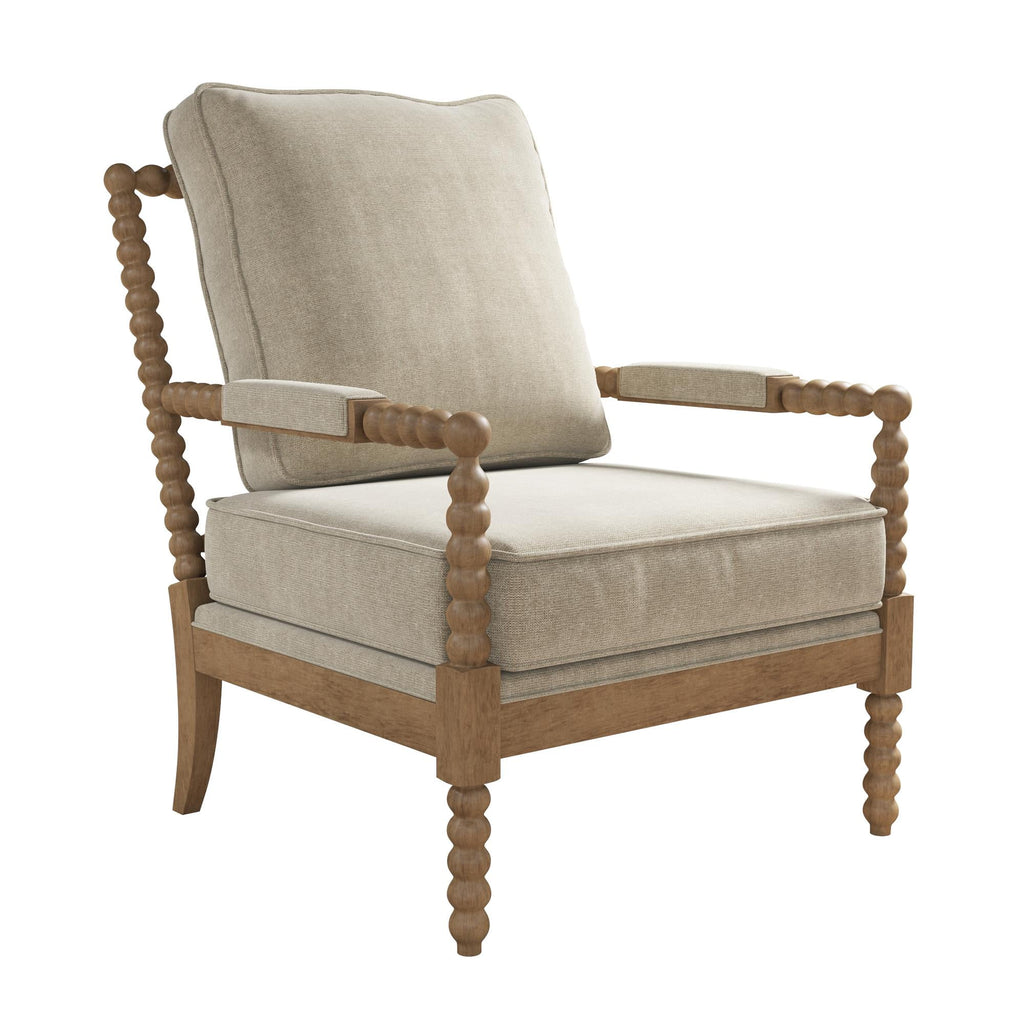 Ivory Upholstered Accent Chair E210