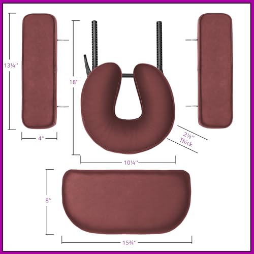Lightweight Bi-Fold Memory Foam Massage Table with Carrying Case A5266