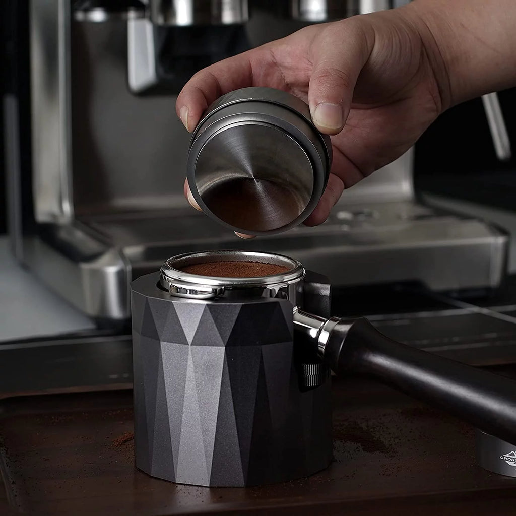 58mm Diamond Pattern Stainless Steel Coffee Tamper B526