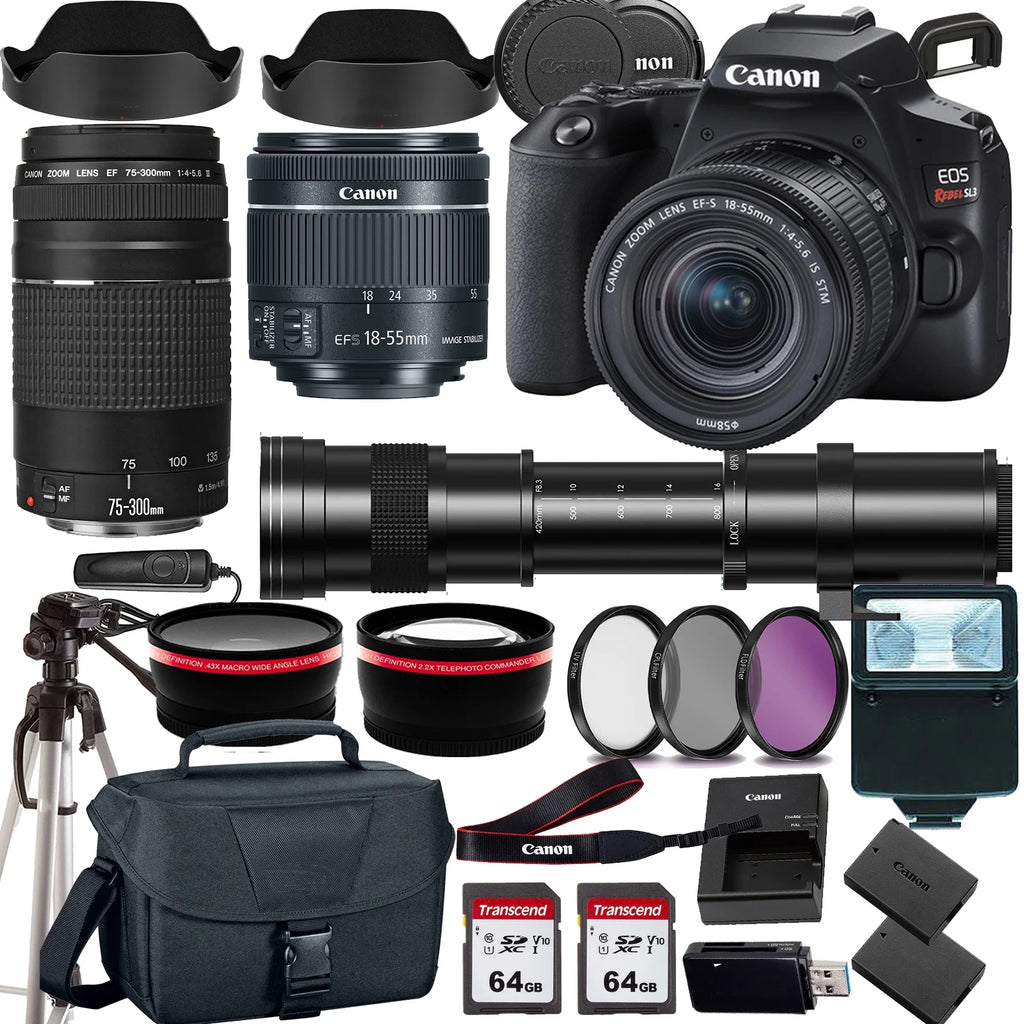 DSLR Camera with 18-55mm Lens and 75-300mm Lens G585851