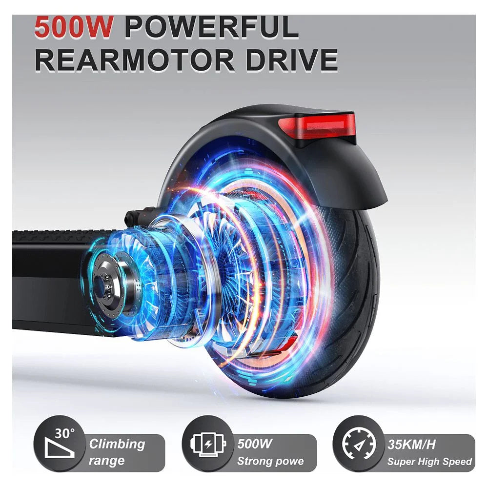 500W Foldable Electric Scooter with Air Tire E360964