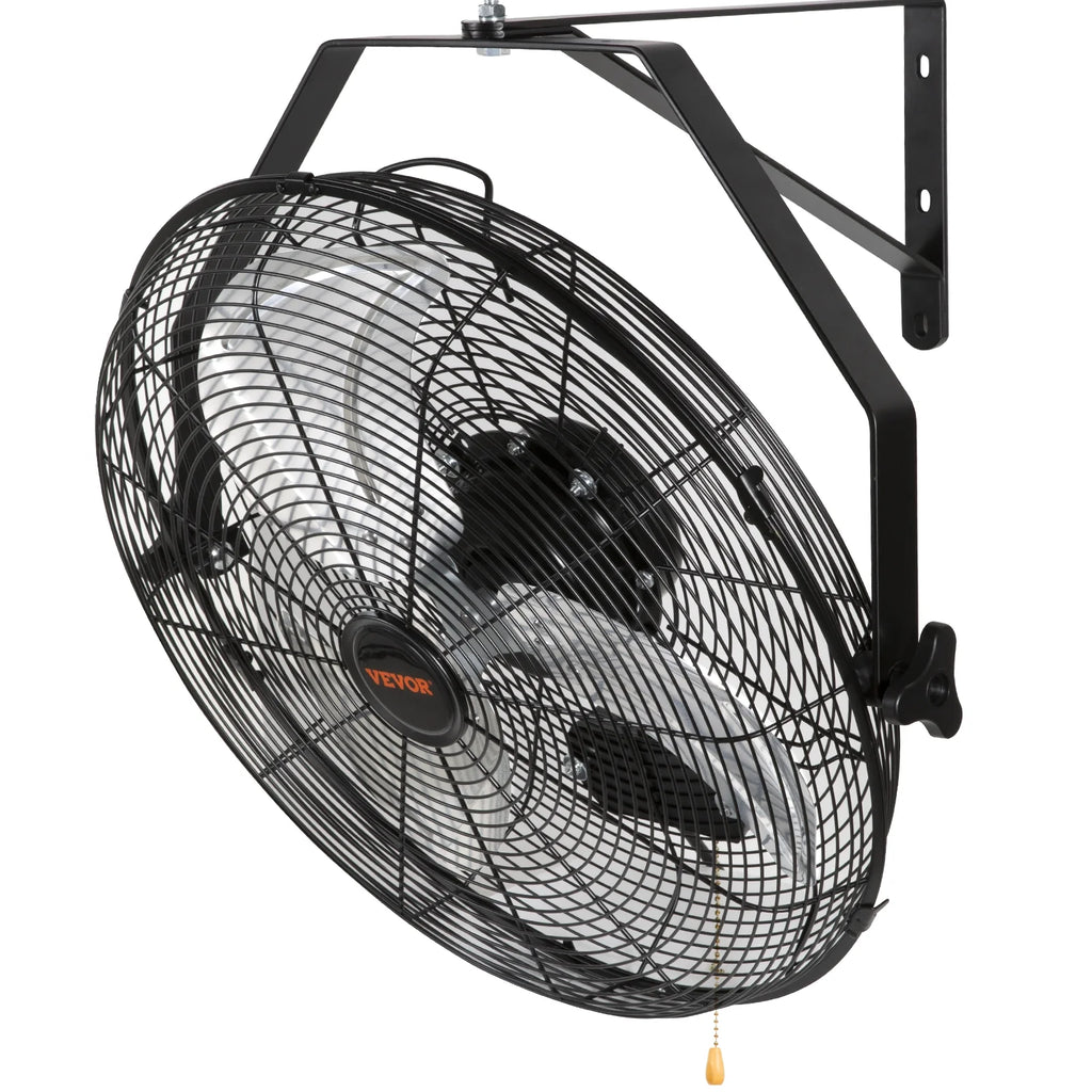 Wall Mount Oscillating Fan 17.6'' 3 Speed Waterproof B40134