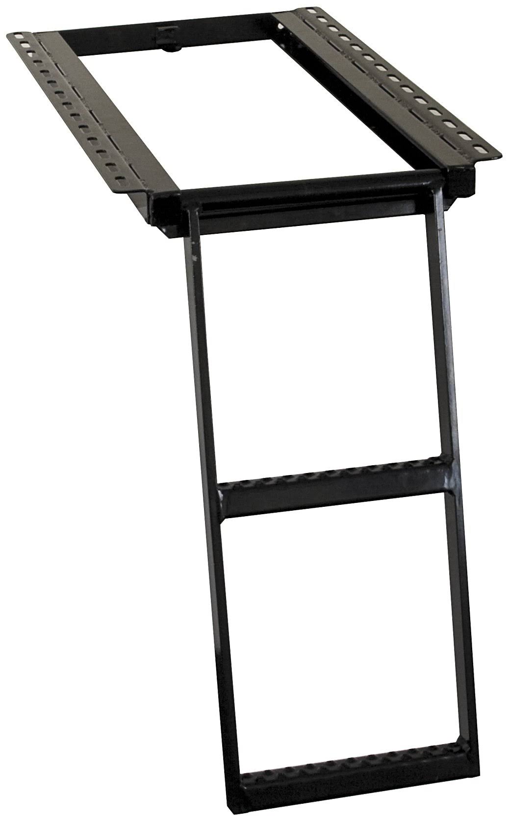 Black 2-Rung Retractable Truck Step G148