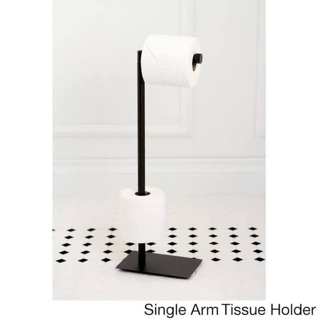 Oil Rubbed Bronze Freestanding Toilet Tissue Holder R398