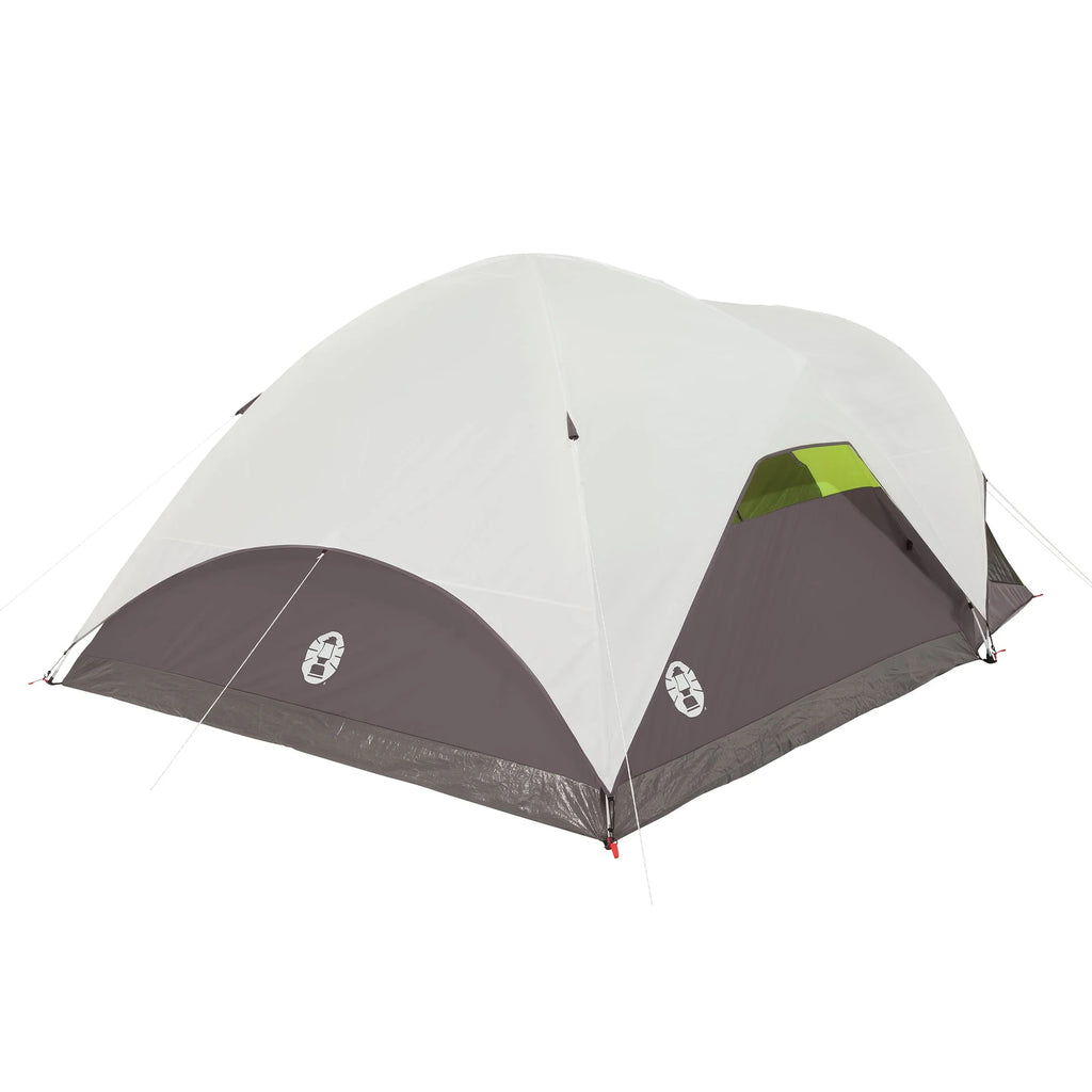 6-Person Dome Camping Tent with Screen Room, Green F352558