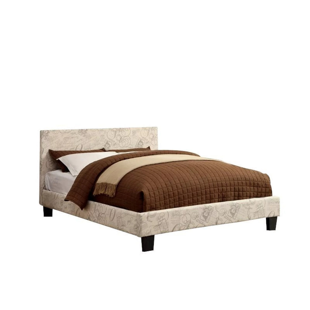 Queen Platform Bed with 8-Inch Mattress H372849