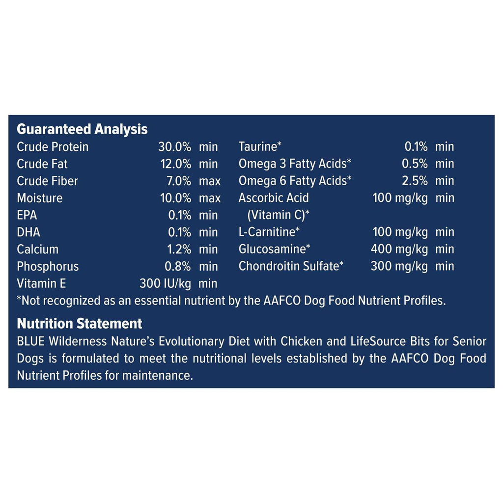 Chicken Senior Dry Dog Food Y855
