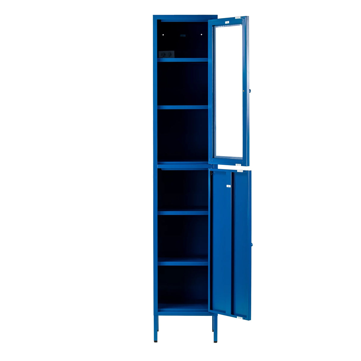 Blue Two Door Metal Cabinet C61357
