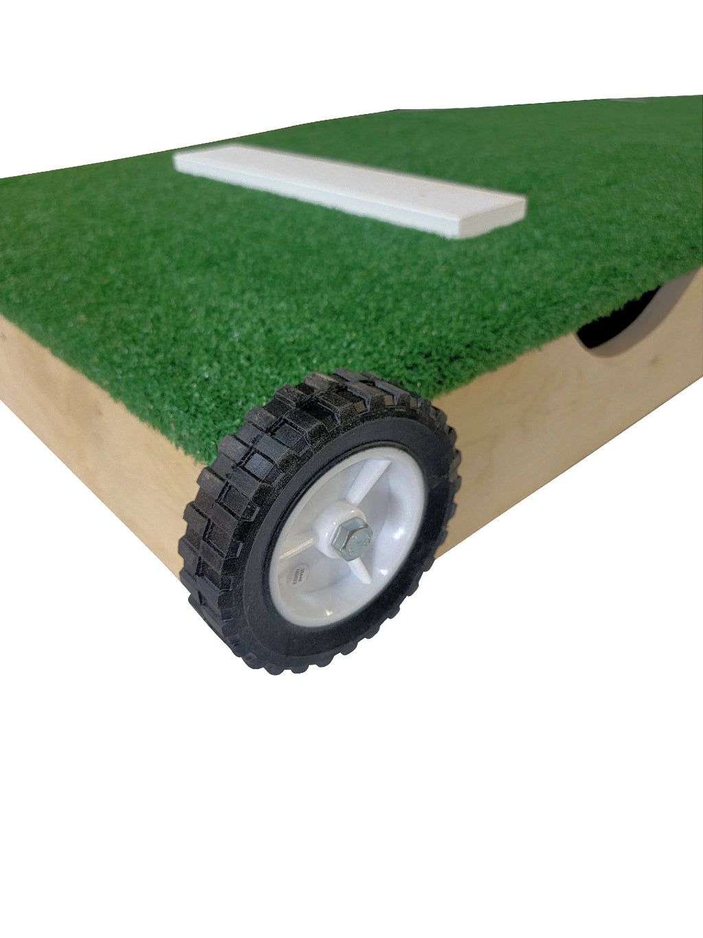 8 Inch Portable Youth Baseball Pitching Mound with Wheel Kit J843927
