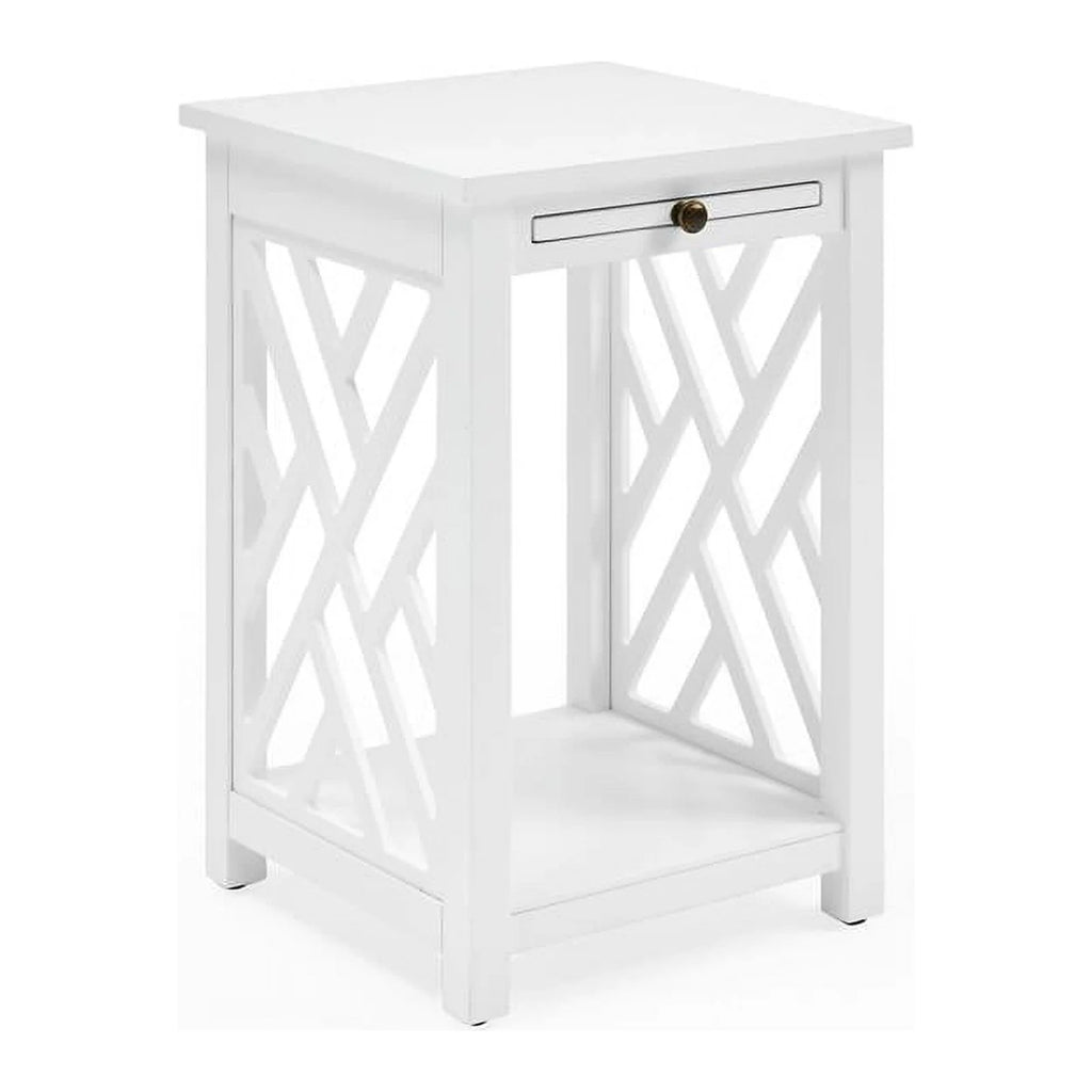 White Wood Coffee Table and Two End Tables F143349