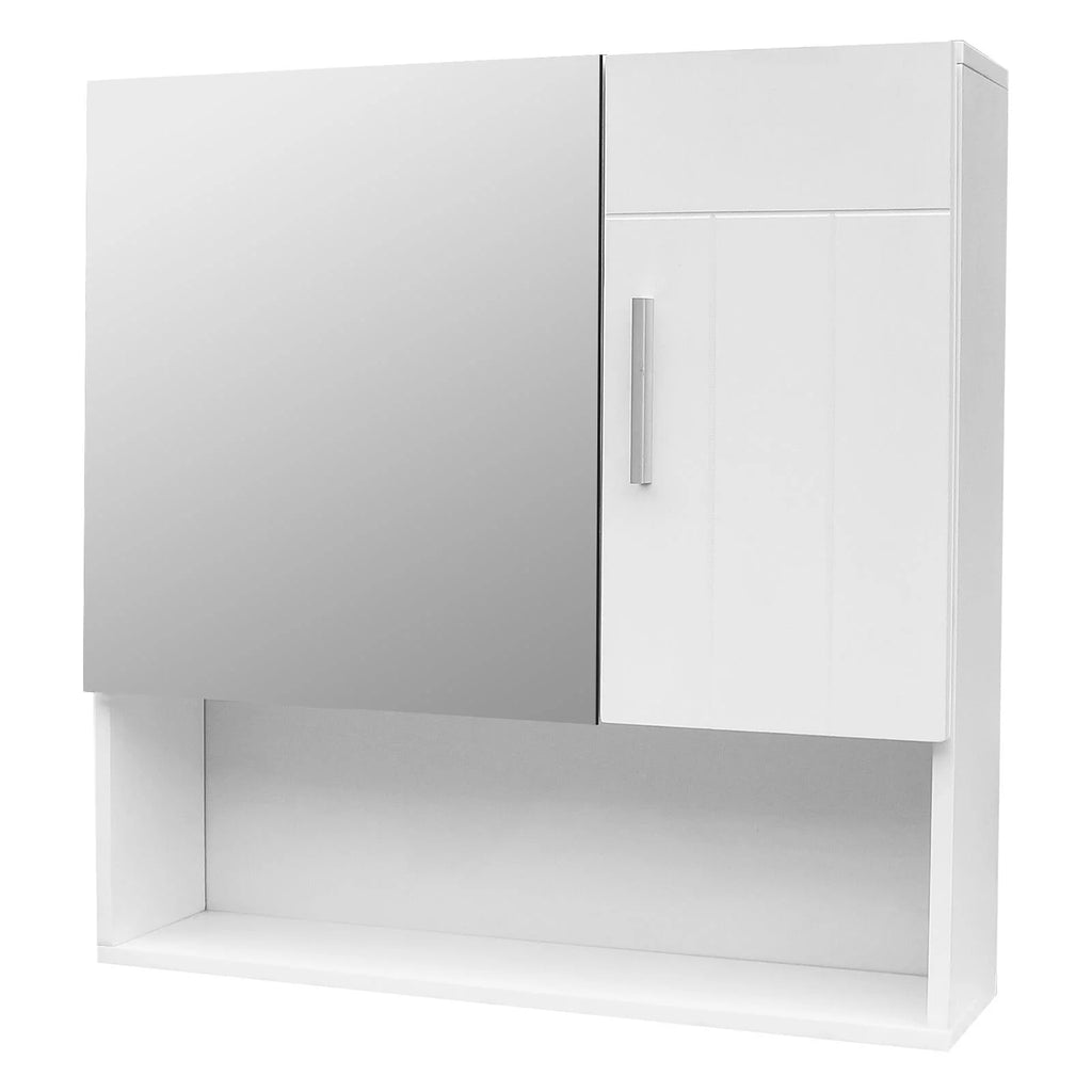 White Wall Mount Bathroom Cabinet U767