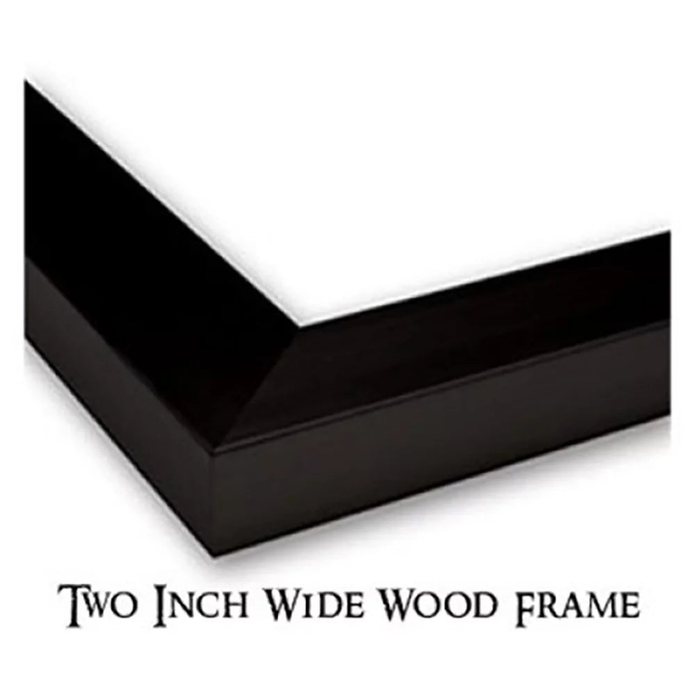 Black Modern Framed Art Print X96522