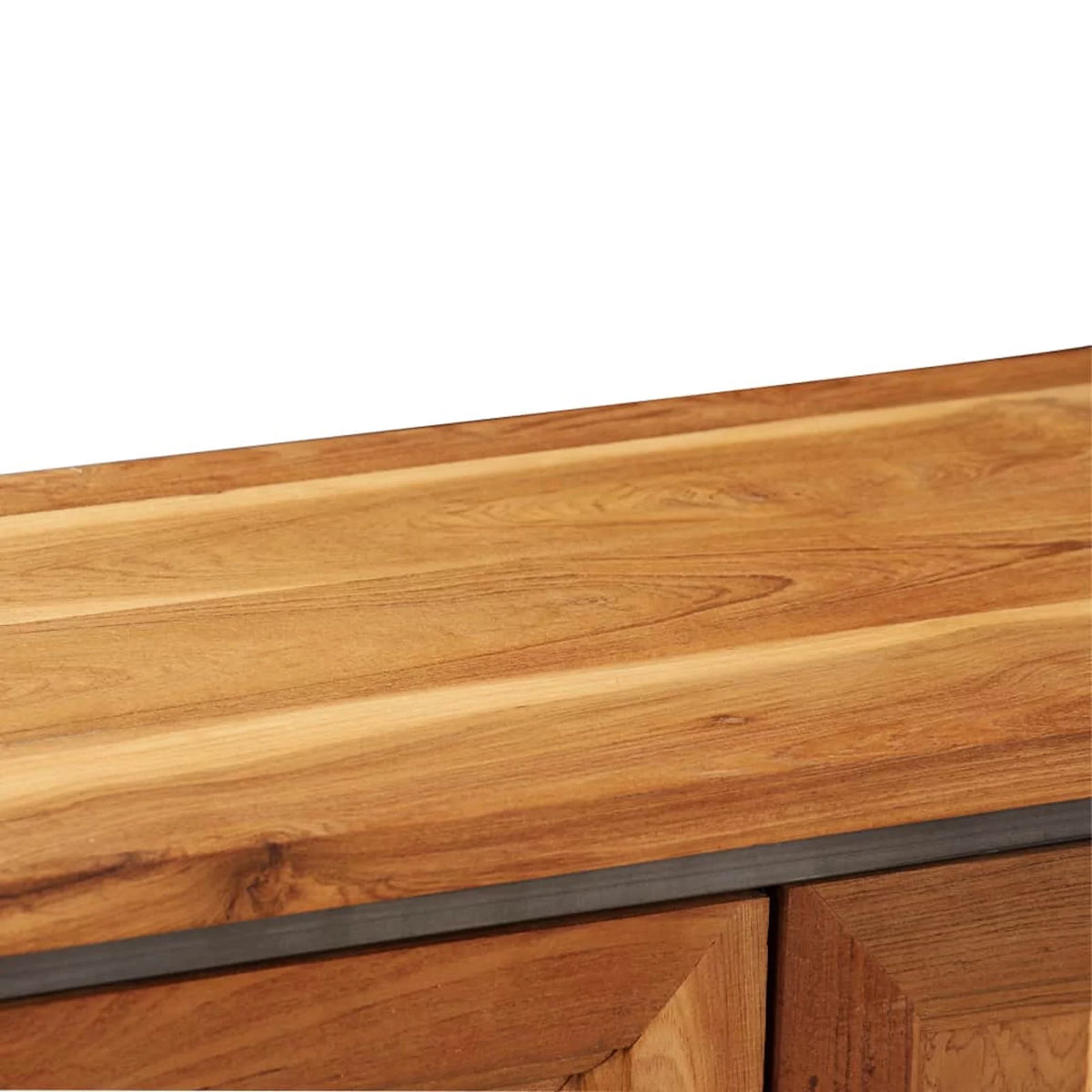 Recycled Teak and Steel Sideboard J408366