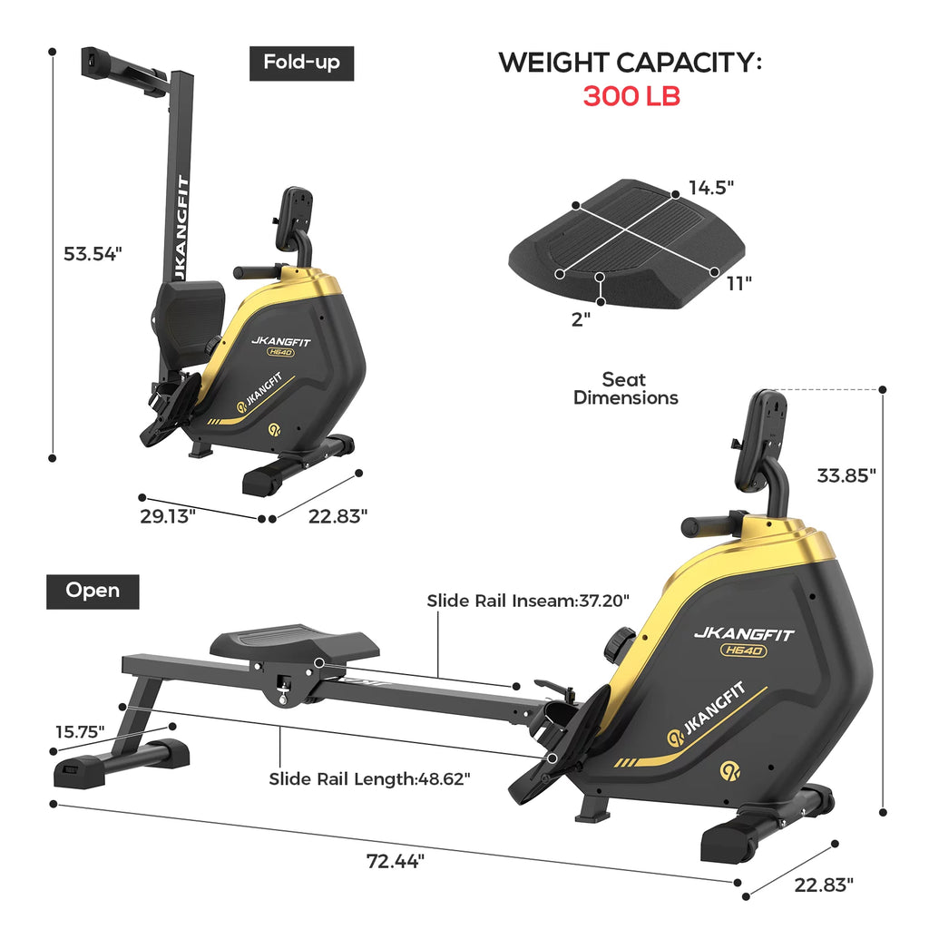 Folding Magnetic Rowing Machine K278763