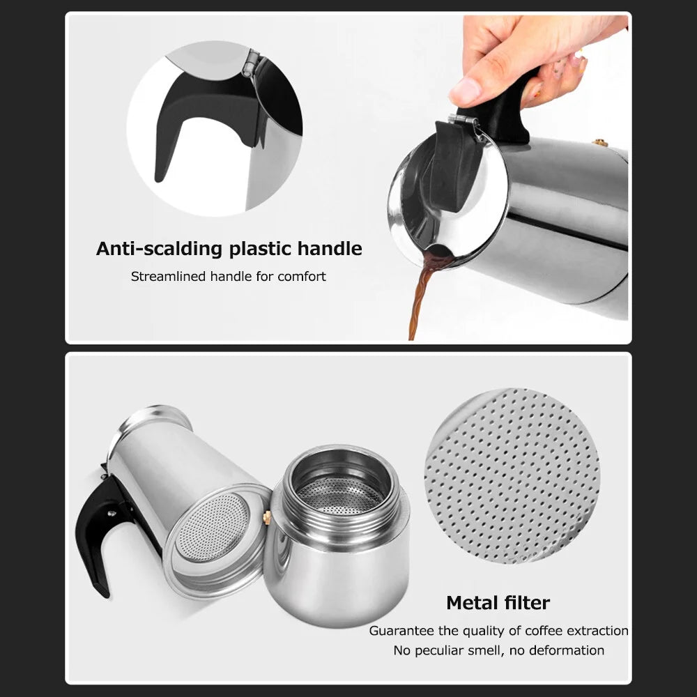 Stainless Steel Electric Coffee Maker T928731