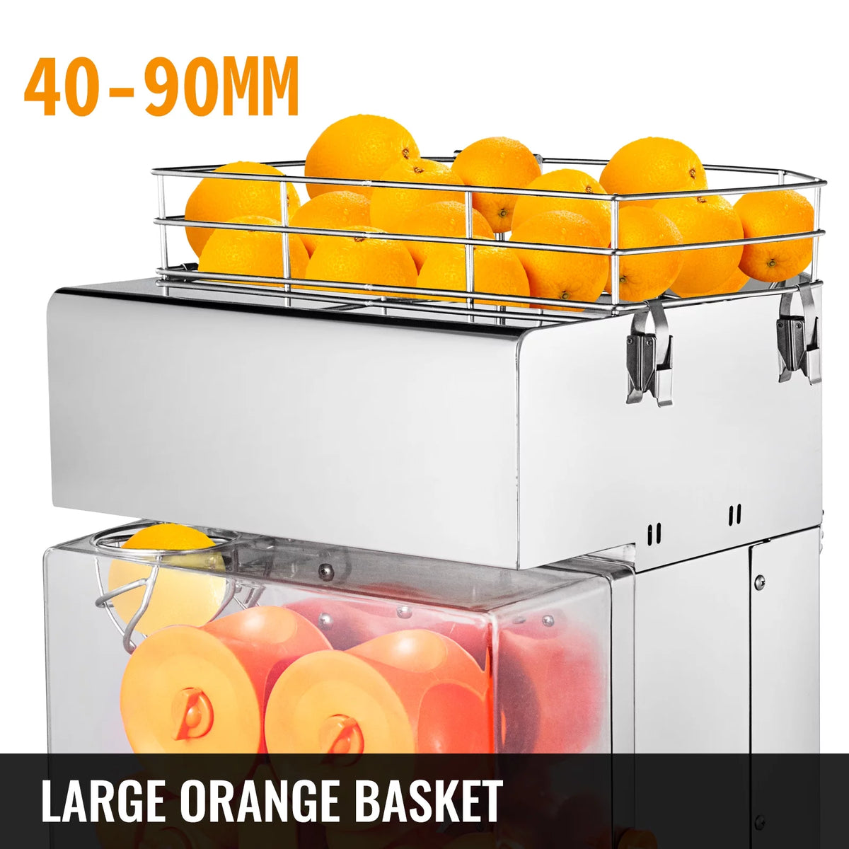 110V Electric Citrus Juicer Machine with Pull-Out Filter Box J4771