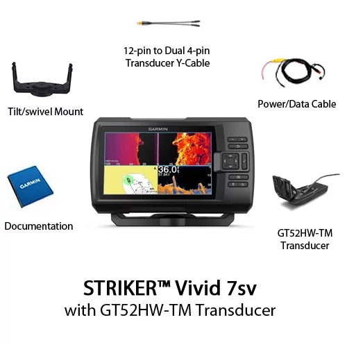 7 inch CHIRP Fishfinder with Transducer Y315