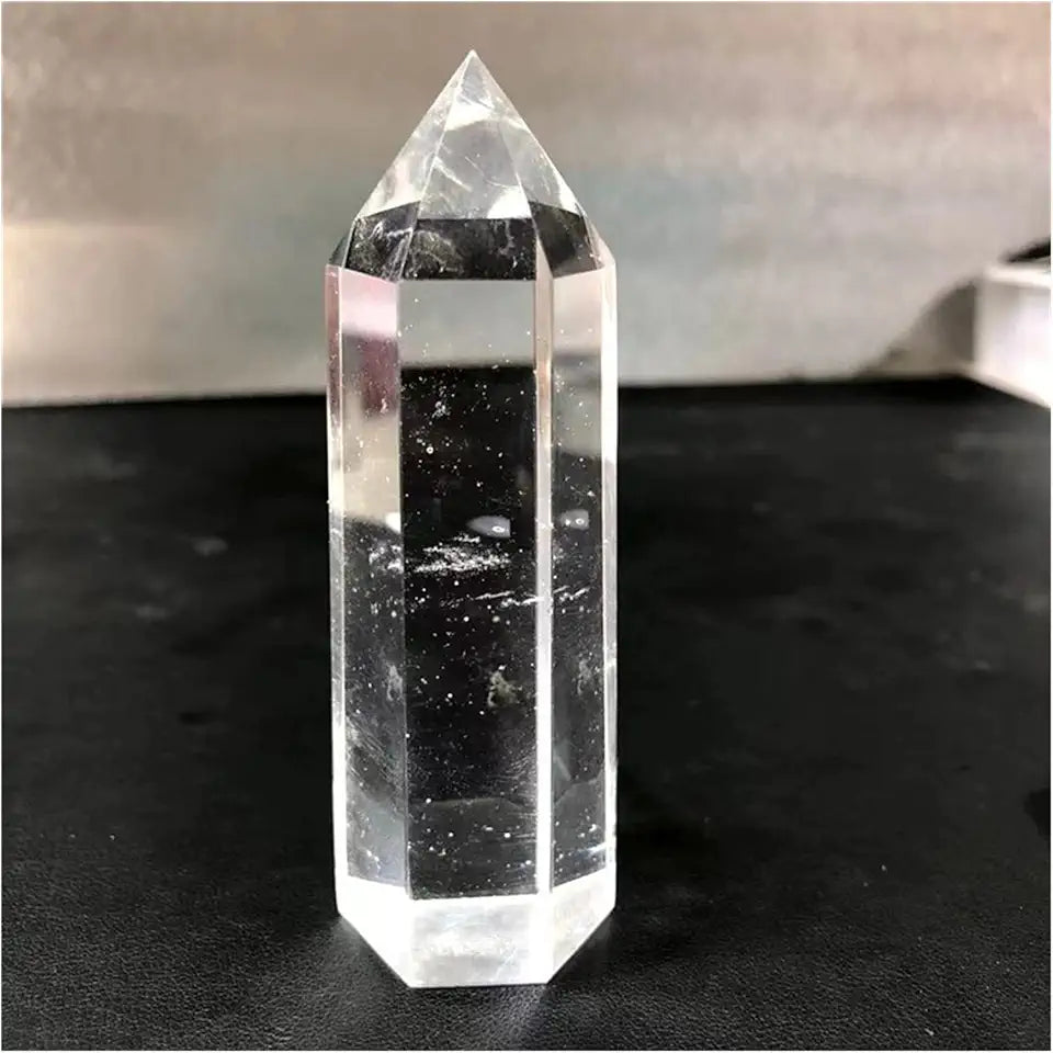 Clear Quartz Crystal Point Towers 2pcs I34789