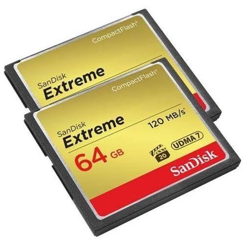64GB Compact Flash Memory Card Pack of 2 R8376